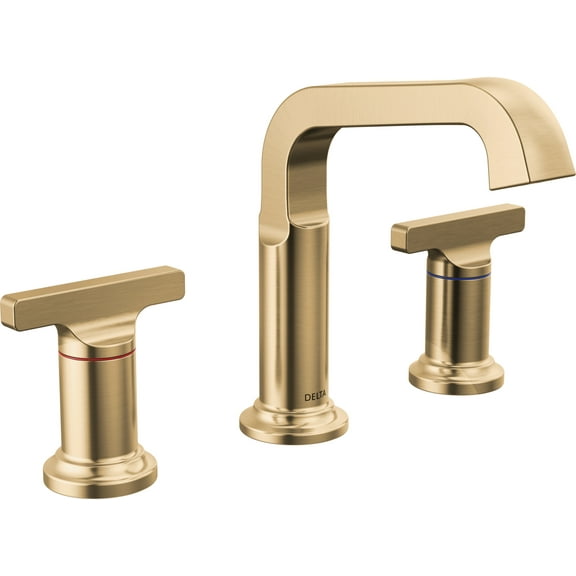 Delta 35587-Dst Tetra 1.2 GPM Widespread Bathroom Faucet - Lumicoat Champagne Bronze