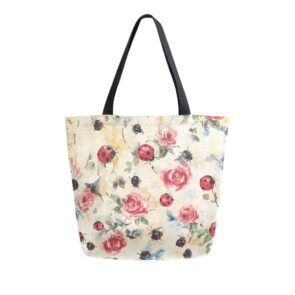 DIXRUYEE Tote Bag Women Weekender Travel Bag Shoulder Handbag Floral Dance Printed