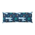 thumbnail image 2 of Lsque Alpaca Astronaut in Space Body Pillow Case Cover,Ultra-Soft Microfiber Bed Pillow Cases 20x54 inches,Elegant Bedding,Breathable Durable Pillow Cover with Envelope Closure, 2 of 8