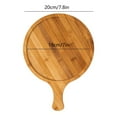 thumbnail image 3 of Latrodar Wood Cutting Board With Handle Wooden Ecologicals Bamboos Serving Board Kitchen Baking Chopping Boards For Pizza Bread Cheese Steak Charcuterie Fruit Vegetables Elaboratel, 3 of 5