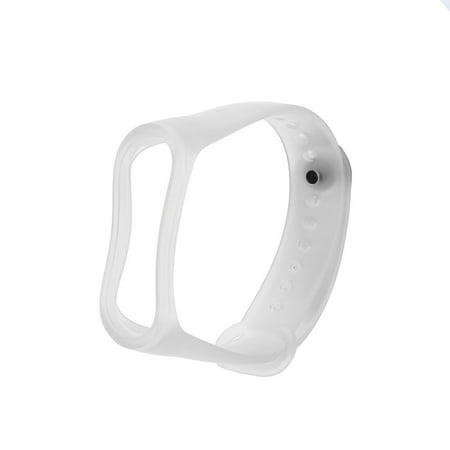 Clear Soft Silicone Unique Replacement Wristband Strap for Xiaomi Mi Band 3 Wristbands for 100 Count
