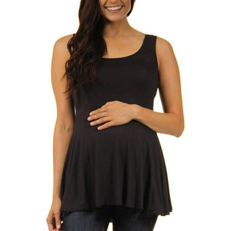 

Women s Maternity Sleeveless Tunic Tank