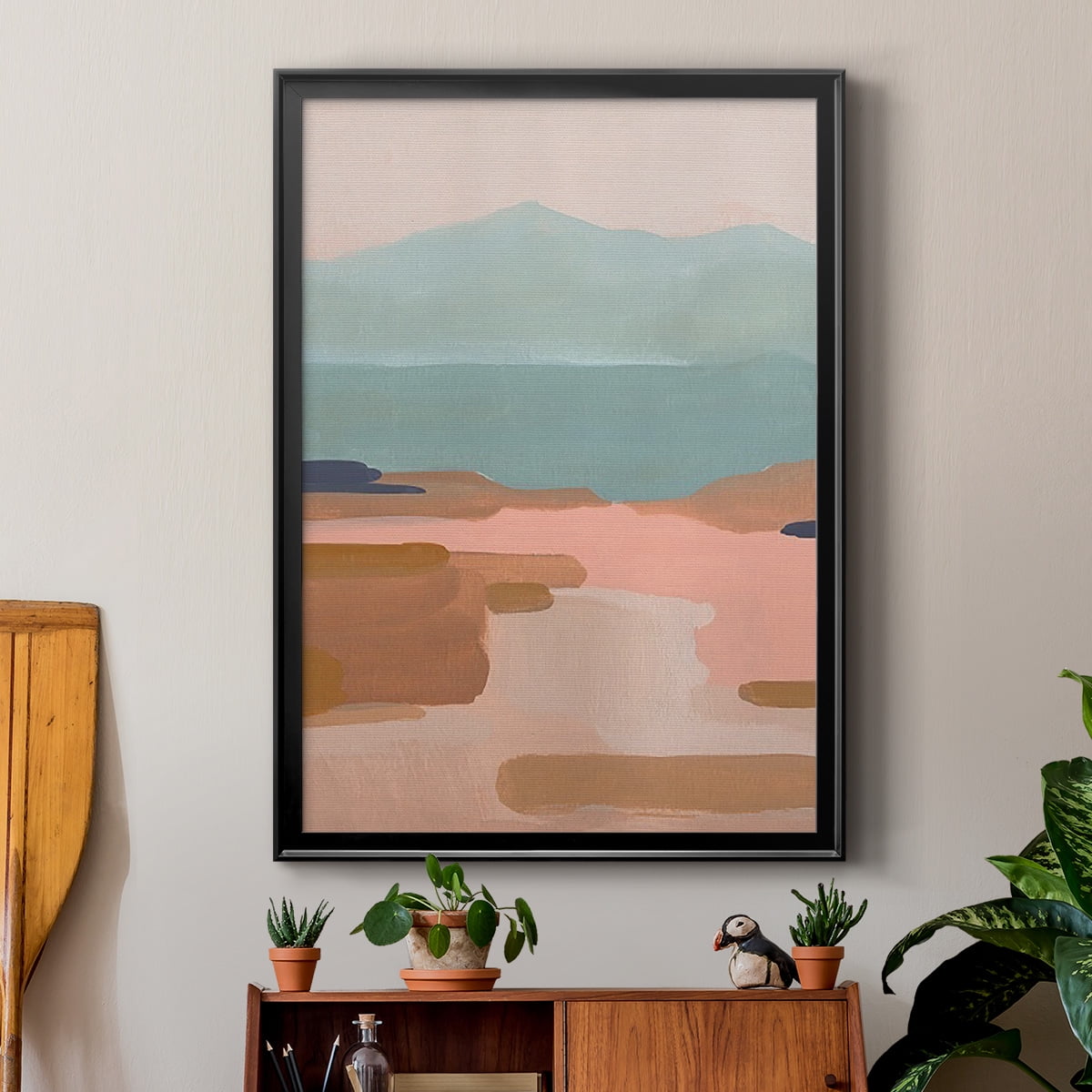 Desert Sunrise I Premium Framed Print, in Gold, Black, or Silver - Ready to Hang