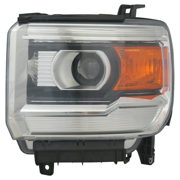 KAI New CAPA Certified Standard Replacement Driver Side Headlight Assembly, Fits 2014-2015 GMC Sierra 1500