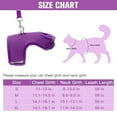 thumbnail image 2 of PUPTECK Adjustable Cat Harness with Leash, Checkered Frills Soft Mesh cat Vest Harness Puppy Padded Pet Harnesses for Small Medium Large Cats, 2 of 7