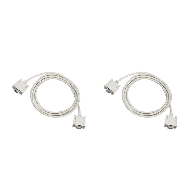 Methold Cable de módem Universal de 1,5/3/5M F/F Serial RS232, convertidor de Cable de datos a DB9 FTA, conexión cruzada de 9 pines COM Type5 NO5