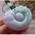 thumbnail image 4 of Certified Green Pale Lavender Burma 100% Natural A Jade jadeite Pendant Dragon Bead Necklace 662843 TN, 4 of 10