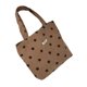 thumbnail image 2 of Mini bolso tote para mujer, regalo, bolso de viaje informal para botella de agua de viaje, trabajo Marrón, 2 of 9
