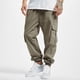 thumbnail image 2 of Pantalones cargo de color liso para hombre, aptos para todas las estaciones, con bolsillos. Mono deportivo informal de poliéster., 2 of 7