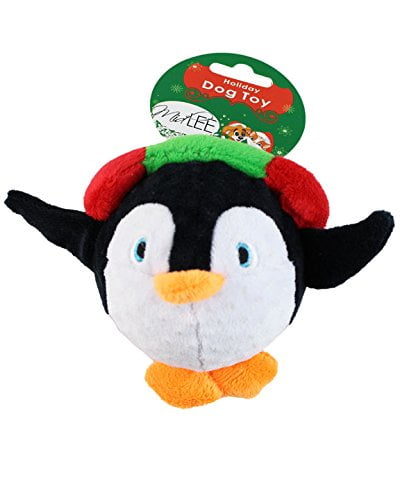 penguin dog toy