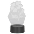 thumbnail image 4 of Night Light, 3D Vivid Flower Shape Touch Control 7 Colors 3D Night Light  For Bedside For Bedroom, 4 of 8