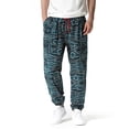 thumbnail image 3 of Men Cotton Baggy Hippie Yoga Harem Pants Funky Printed Plus Size Trousers Sports Cotton Linen Boho Wide Leg Baggy Harem Pants with Pockets White M, 3 of 6