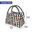 thumbnail image 2 of Fotbe Rose Flowers Bolsa Térmica Portátil con Estampado, Bolsa de Entrega de Alimentos Aislada, Bolsa Reutilizable de Gran Capacidad para Comidas y Supermercado, 2 of 6