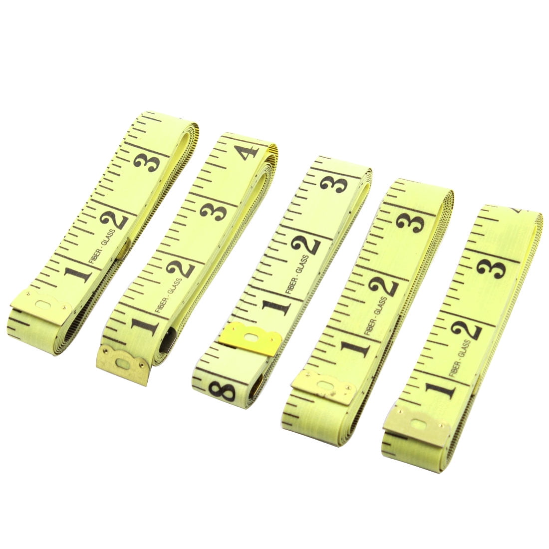 5 Pcs 1.3cm Wide Sewing Tailor Measuring Tape 150cm Measure Length