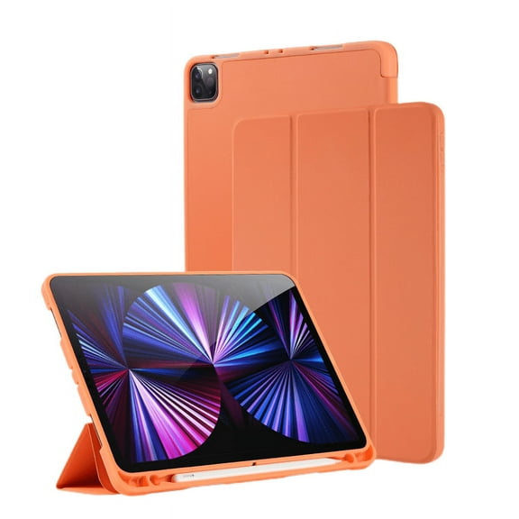 Case Compatible with IPad Mini6(8.3Inch), Smart Cover Auto Wake/Sleep (Orange)