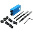 thumbnail image 3 of Hole LocatorBlue Aluminum Alloy 15° Oblique Drill Locator Carpentry Tools Unbeatable Value, 3 of 5
