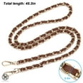 thumbnail image 3 of Luxtrada 45" Purse Chain Strap-Handbags Replacement Chains Metal Chain Strap for Wallet Bag Crossbody Shoulder Chain Brown, 3 of 7