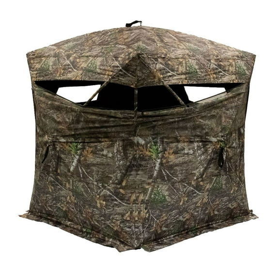 Rhino Blinds - R-200 Realtree Edge Camo Ground Blind, 3 Person