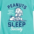 thumbnail image 3 of Peanuts - Peanuts Sleep Society - Toddler & Youth Girls Short Sleeve Graphic T-Shirt, 3 of 6