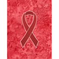 thumbnail image 1 of Carolines Treasures AN1213CHF Ruban Rouge pour les Aides de Sensibilisation Taille du Drapeau de la Maison de Toile - 28 x 40 Po., 1 of 4