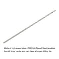 thumbnail image 3 of Uxcell 5Pack 2mm Mini Micro Twist Drill Bits, High-Speed Steel Extra Long Drill Bit 100mm, 3 of 6