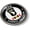 Metal Bezel, variant on BestLicensePlateFrames Iraq Combat Veteran 3D Domed Car Emblem Badge Sticker, Flexible Design, Official U.S. Army Licensed Product