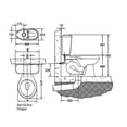thumbnail image 2 of Kit Sanitario ESATTO WC y Lavabo Paquete sanitario con lavabo de pedestal, 2 of 5