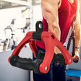 thumbnail image 3 of CNKOO Two D Rowing Handle Cable Attachment Barbell Handle V Shaped Press Down Bar Row Attachment for Gym Weight Workout Back, 3 of 9