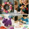 thumbnail image 5 of Deep Purple Pipe Cleaners Crafts-200PCS Chenille Stems DIY Crafts for Invitations & Decorations; Suitable for Wedding & Party Occasions,Halloween Decor,Christmas Gifts for Kids,Crochet Flowers, 5 of 8