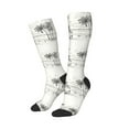 thumbnail image 2 of Fotbe Summer Vacation Scene With Camping Van print Women's Men's Novelty Crew Socks Cotton Socks Knee High Socks for Walking,Running,Nurses,Pregnancy, 2 of 9