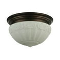 thumbnail image 3 of Meyda Tiffany 130633 15.25" W White Puffy Rose Flush Mount Ceiling Fixture - White, 3 of 4
