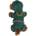 thumbnail image 4 of KAIYANG impermeable para mascotas poncho reflectante impermeable chaqueta mono ropa con capucha verde oscuro XS, 4 of 5