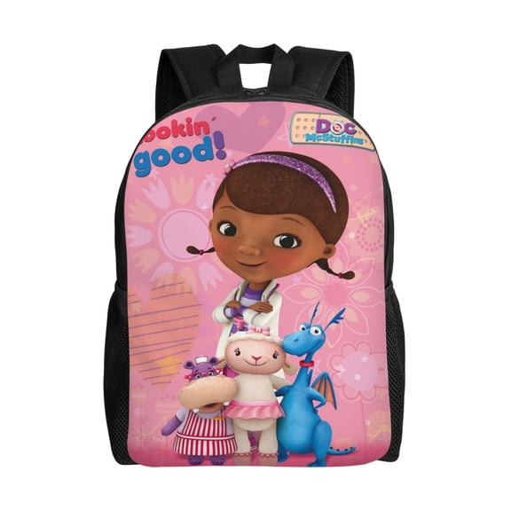 Doc Cute McS-tuffin Backpack Laptop Bags Lightweight Backpacks Bookbag Daypack Outdoor Travel