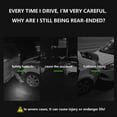 thumbnail image 5 of HengDidi Vehicle Laser Anti-Collision Warning Light System - Remote Control Safety Alert Projection Lamp Rain Visibility Roof Mount Signal With Type-C, 5 of 9