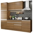 thumbnail image 1 of Cocina Integral 240cm Marrón Bari Madesa 01, 1 of 9