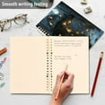 thumbnail image 5 of WOBOGO Warm Mushroom Room Notebook College Horizontal Grid Paper Ink Spill Resistant Water Resistant Cover 8.3x5.7x0.4in, 5 of 8