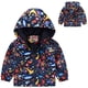 thumbnail image 3 of Gibobby Chaqueta de invierno para niñosChaquetas informales para niños pequeños y niñas con estampado de dibujos animados, abrigos con capucha y cremalle(Amarillo, 2-3 Años), 3 of 4
