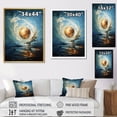 thumbnail image 4 of Designart "Blue Bowling Advance" Bowling Floater Framed Wall Art Living Room, 4 of 5