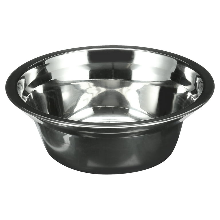 YML Wrought Iron Stand with Stainless Steel Double Dog Bowl, 2.5