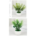 thumbnail image 5 of Zhuge 3 piezas de plantas de simulación en maceta, pequeñas plantas falsas en maceta, mini plantas artificiales de escritorio (A07), 5 of 5