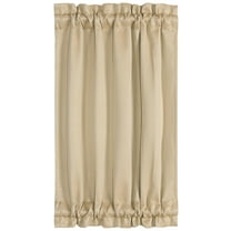 Unique Bargains Solid Window French Door Curtain Panel Khaki 25" x 40"