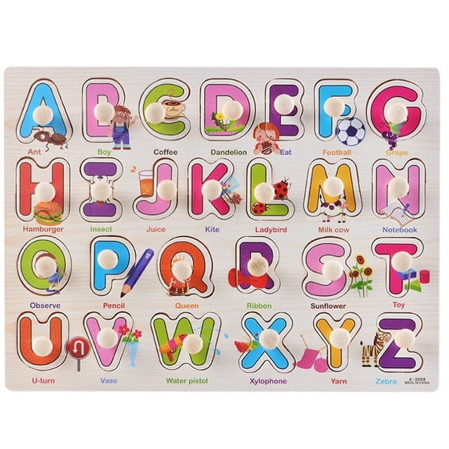 Baby Toys 3D Wooden Puzzles Educational Children Cartoon Animals Jigsaw Early Learning Cognition Jigsaw Puzzle Game1pcs Z He Qiyong unisex