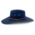 thumbnail image 5 of Western Cowboy Hat For Women Men Small Short Wide Brim Beach Cowgirls Decoration Suede Western Cowboy Hat Hat Navy, 5 of 6