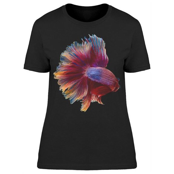 Betta Fish Multi-Colored Amazing T-Shirt Women -Image by Shutterstock, Female 3X-Large