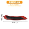 thumbnail image 3 of Pair Front Bumper Reflector Side Marker 63147205398 63147205397 for BMW 3 Series E90 E91 LCI 2009-2011 Black, 3 of 6