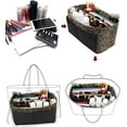 thumbnail image 4 of CAILDANL Felt Purse Bag Organizer Insert with zipper Bag Tote Shaper Fit Speedy Neverful PM MM, 4 of 7