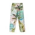 thumbnail image 5 of Haiem Watercolor Palm Tree Men's Pajama Pants Ultra Lightweight Pjs Bottoms Sleepwear Bottom Pants with Pocket Drawstring-Medium, 5 of 9