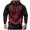Wine, variant on Turilly Hoodies Mens Half Zip Fleece Hoodie With Kangaroo Pocket Casual Sports Pullover Top