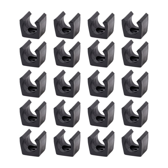 20Pcs Fishing Rod Holder Clip Replacement Billiards Pool Cue Clips Pool Cue Holder Snooker Cue Locating Clip Holder