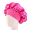 thumbnail image 1 of ITFABS Baby Unisex Bath Shower Caps, Solid Color Elastic Wide Brim Sleeping Hat, 1 of 4